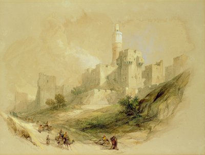 Jerusalem and the Tower of David by David Roberts